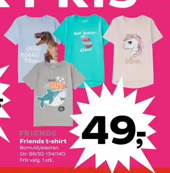 Kvickly Friends t-shirt tilbud