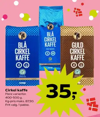 Kvickly Cirkel kaffe tilbud