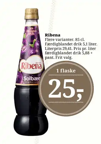 Dagli'Brugsen Ribena tilbud