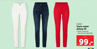 Lidl Jeans super skinny fit tilbud