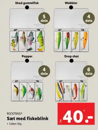 Lidl Sæt med fiskeblink tilbud