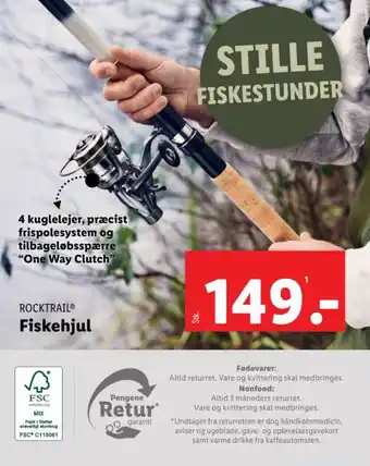 Lidl Fiskehjul tilbud