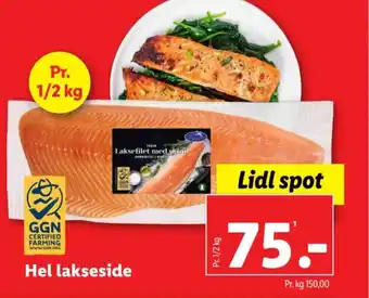 Lidl Hel lakseside tilbud