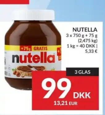 Nielsen's Discount NUTELLA tilbud