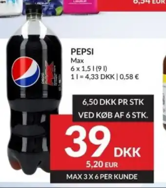 Nielsen's Discount PEPSI tilbud