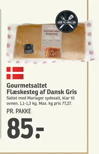 SPAR Gourmetsaltet Flæskesteg af Dansk Gris tilbud
