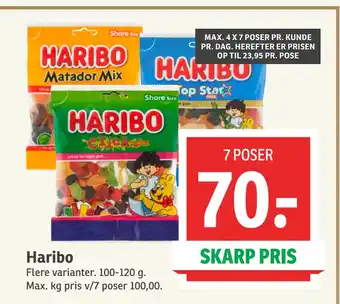 SPAR Haribo tilbud