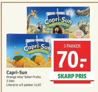 SPAR Capri-Sun tilbud