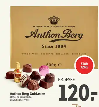 SPAR Anthon Berg Guldæske tilbud