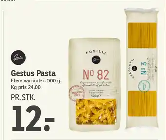 SPAR Gestus Pasta tilbud