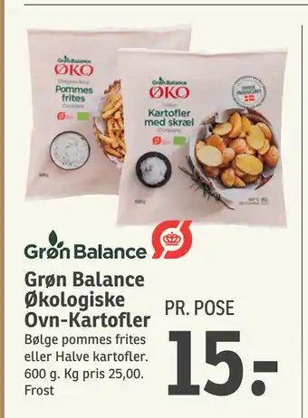 SPAR Grøn Balance Økologiske Ovn-Kartofler tilbud