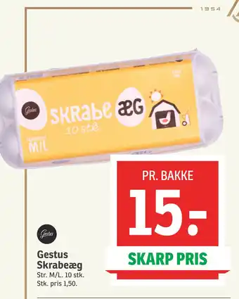 SPAR Gestus Skrabeæg tilbud
