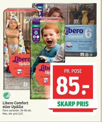 SPAR Libero Comfort eller Up&Go tilbud