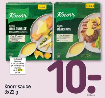 REMA 1000 Knorr sauce 3x22 g tilbud