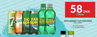 Nielsen's Discount PEPSI | MIRINDA | 7UP | FAXE KONDI tilbud