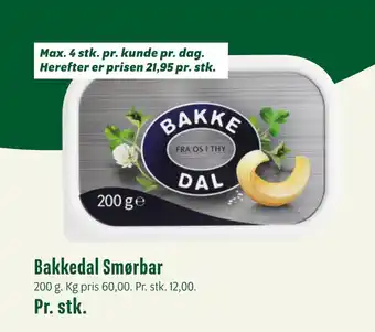 Min Købmand Bakkedal Smørbar tilbud