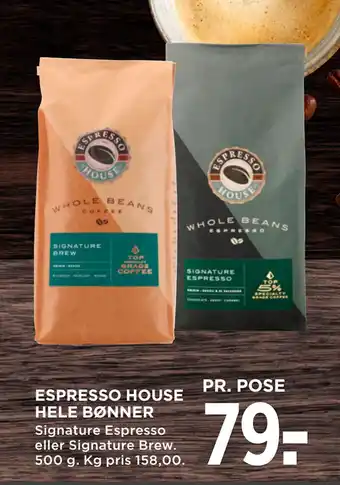 ESPRESSO HOUSE HELE BØNNER