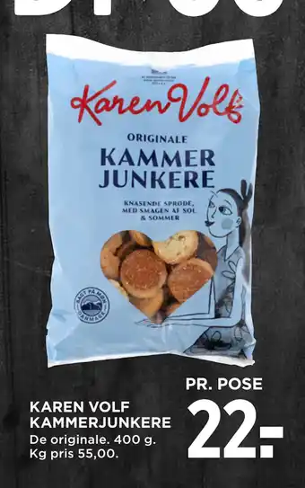 MENY KAREN VOLF KAMMERJUNKERE tilbud