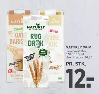 MENY NATURLI’ DRIK tilbud