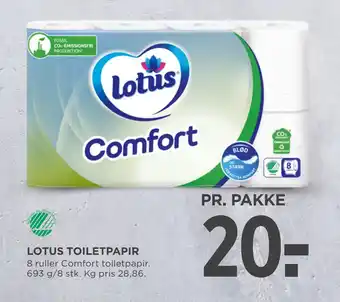 MENY LOTUS TOILETPAPIR tilbud