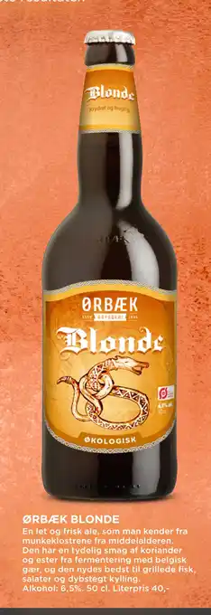 MENY ØRBÆK BLONDE tilbud