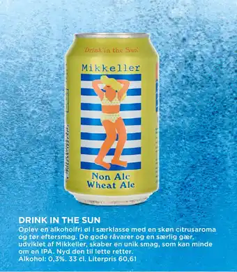 MENY DRINK IN THE SUN tilbud