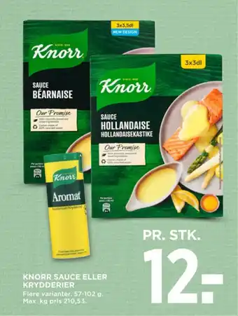 MENY KNORR SAUCE ELLER KRYDDERIER tilbud