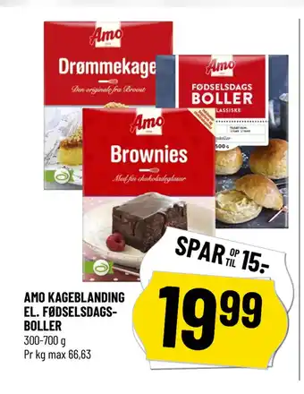 AMO KAGEBLANDING EL. FØDSELSDAGSBOLLER