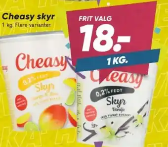 Bilka Cheasy skyr tilbud