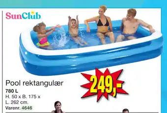 Harald Nyborg Pool rektangulær tilbud