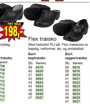 Harald Nyborg Flex træsko tilbud