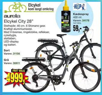 Harald Nyborg Elcykel City 28” tilbud