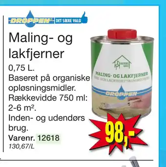 Harald Nyborg Maling- og lakfjerner tilbud