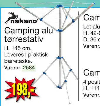 Harald Nyborg Camping alu tørrestativ tilbud