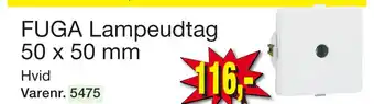 Harald Nyborg FUGA Lampeudtag 50 x 50 mm tilbud