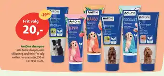 Maxi Zoo AniOne shampoo tilbud