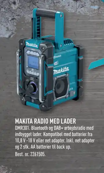 Johannes Fog MAKITA RADIO MED LADER tilbud