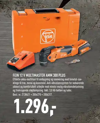 FEIN 12 V MULTIMASTER AMM 300 PLUS