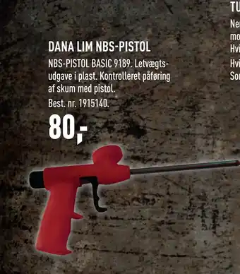 Johannes Fog DANA LIM NBS-PISTOL tilbud