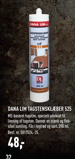 Johannes Fog DANA LIM TAGSTENSKLÆBER 525 tilbud