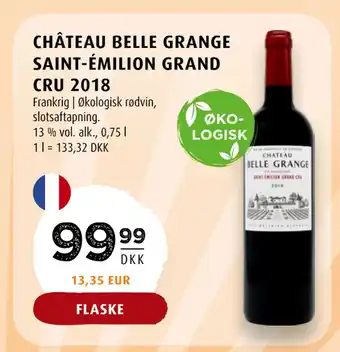 Scandinavian Park CHÂTEAU BELLE GRANGE SAINT-ÉMILION GRAND CRU 2018 tilbud