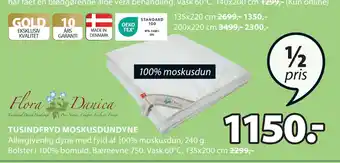 JYSK TUSINDFRYD MOSKUSDUNDYNE tilbud