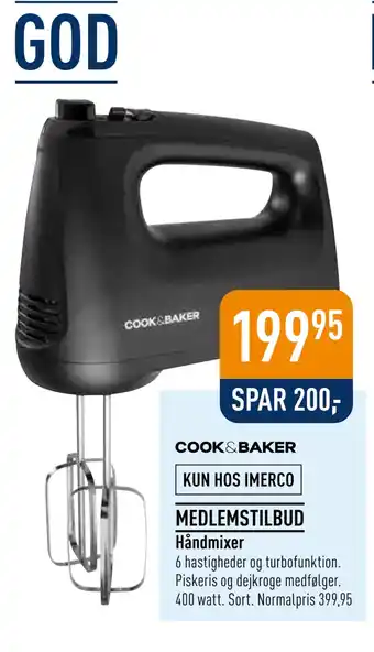 Imerco Håndmixer tilbud