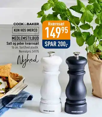 Imerco Salt og peber kværnsæt tilbud