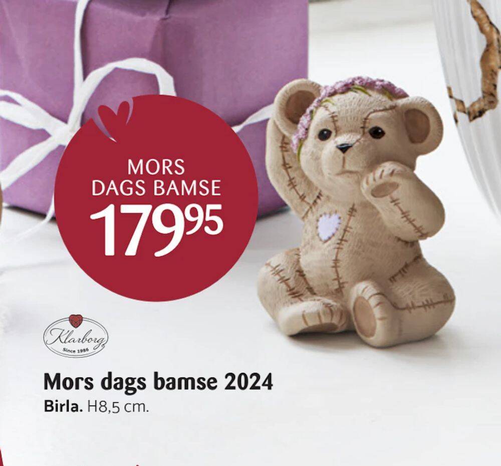 Mors dags bamse 2024 tilbud hos Kop & Kande
