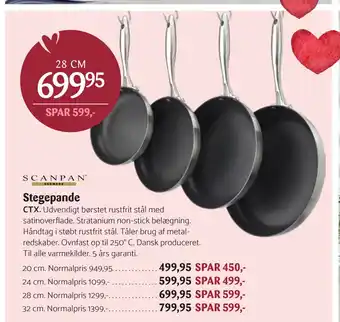 Kop & Kande Stegepande tilbud