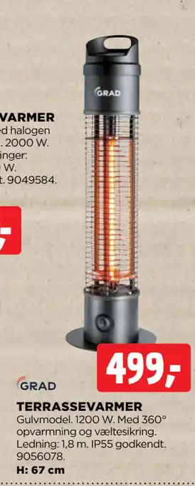 jem & fix TERRASSEVARMER tilbud