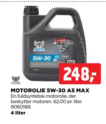 jem & fix MOTOROLIE 5W-30 A5 MAX tilbud