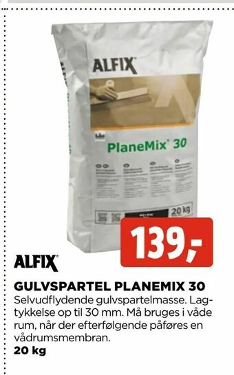 Gulvspartel planemix 30
