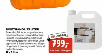 jem & fix Bioethanol 33 liter tilbud